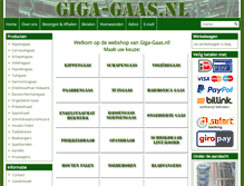 Tablet Screenshot of giga-gaas.nl